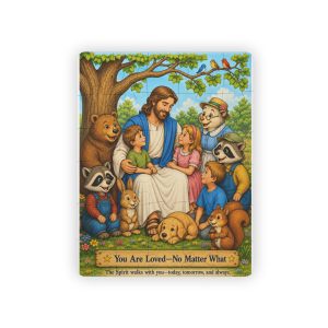Children's 30-Piece Puzzle — 'You Are Loved—No Matter What' Bible Scene
