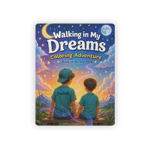 Kids' 30-Piece Puzzle — "Walking in My Dreams" Coloring Adventure